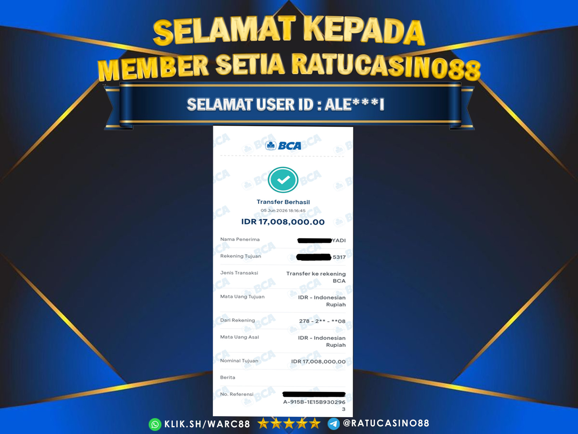 WITHDRAWAL MEMBER 226